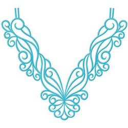 scroll detailed machine digital embroidery - Scroll perfect for patchwork quilt blocks