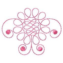 Scroll - 4x4 scroll redwork machine embroidery design for decorative pillow covers