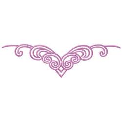Scroll - 5x7 scroll beginner-friendly embroidery design for Bridal Accessories
