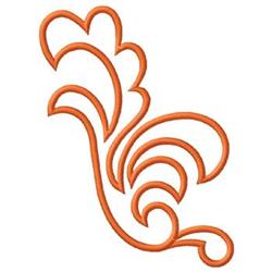 scroll beginner-friendly machine embroidery - Scroll perfect for patchwork quilt blocks