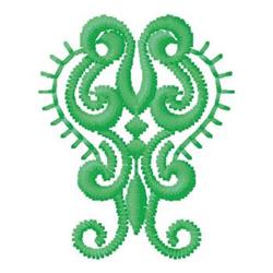 quick stitch scroll machine embroidery pattern - Scroll perfect for Luxury Home Decor