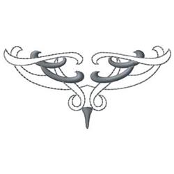 quick stitch scroll machine embroidery pattern - Scroll perfect for cute baby onesies