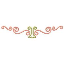 quick stitch scroll machine embroidery pattern - Scroll perfect for reusable tote bags