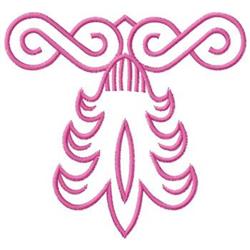 leaf beginner-friendly machine embroidery - Scroll perfect for reusable tote bags