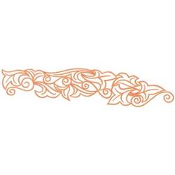 scroll detailed machine digital embroidery - Scroll perfect for reusable tote bags