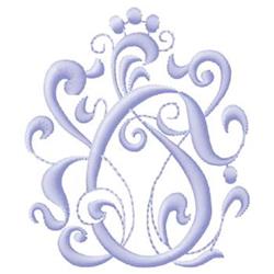 beginner-friendly scroll machine embroidery pattern - Scroll for reusable tote bags