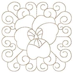 Scroll - 5x7 scroll beginner-friendly machine embroidery design for kitchen aprons