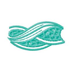 Scroll - 4x4 scroll quick stitch machine embroidery design for reusable tote bags