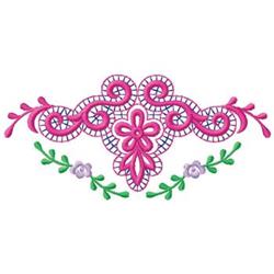 beginner-friendly leaf machine embroidery pattern - Scroll perfect for kitchen aprons
