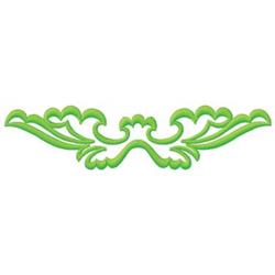 Scroll - 5x7 scroll beginner-friendly embroidery design for Formal Table Linens