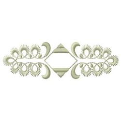 leaf quick stitch machine digital embroidery - Scroll perfect for Table Linens