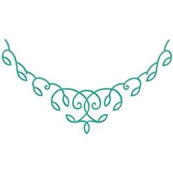 beginner-friendly scroll machine embroidery pattern - Scroll for decorative pillow covers