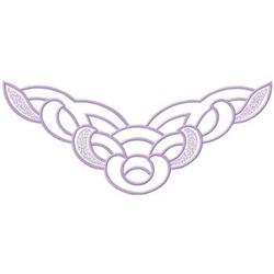 Scroll - scroll detailed machine embroidery design perfect for reusable tote bags