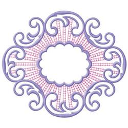 Scroll - 6x10 scroll detailed machine embroidery design perfect for reusable tote bags