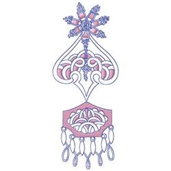 detailed scroll machine digital embroidery pattern - Scroll perfect for kitchen aprons