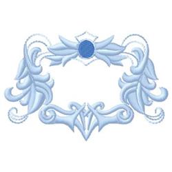 Scroll - 4x4 leaf beginner-friendly machine embroidery design for reusable tote bags