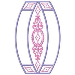 scroll detailed machine digital embroidery - Scroll perfect for reusable tote bags