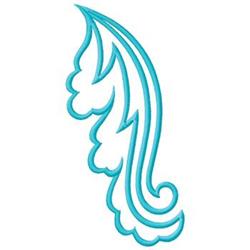 Scroll - 5x7 scroll beginner-friendly machine embroidery design for Baby Blankets