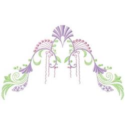 scroll beginner-friendly machine embroidery - Scroll perfect for reusable tote bags