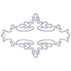 Scroll Frame Border - 5x7 border beginner-friendly embroidery design for decorative pillow covers