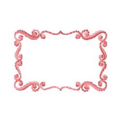 quick stitch frame machine embroidery pattern - Scroll Frame for decorative pillow covers