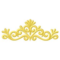 beginner-friendly leaf machine embroidery pattern - Scrolls for decorative pillow covers