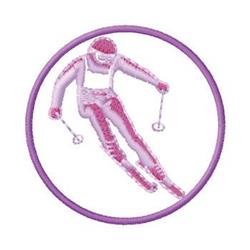 cross beginner-friendly machine embroidery - Skiing perfect for Ski Accessories