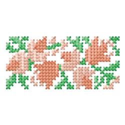 leaf quick stitch machine embroidery - Small Border perfect for kitchen tea towels