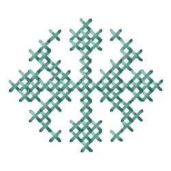 cross quick stitch machine digital embroidery - Small perfect for reusable tote bags