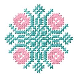 quick stitch cross machine embroidery pattern - Small for decorative pillow covers