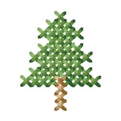 quick stitch tree machine embroidery pattern - Small Tree perfect for kitchen aprons