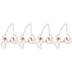 Playful squid pattern in whimsical minimalistic outlines, featuring a light color palette for a cheerful vibe.