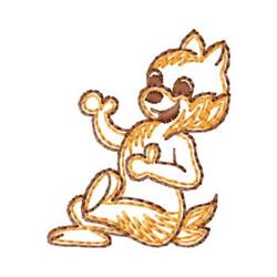 squirrel quick stitch machine embroidery - Squirrel perfect for Activity Journals