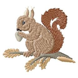 beginner-friendly autumn squirrel machine embroidery pattern - Squirrel for Outdoor Gear