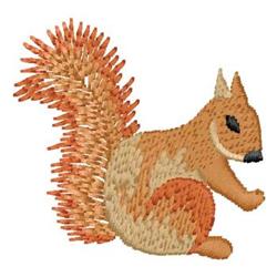 squirrel quick stitch machine embroidery - Squirrel perfect for patchwork quilt blocks