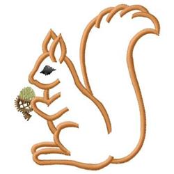 squirrel quick stitch machine embroidery - Squirrel perfect for patchwork quilt blocks