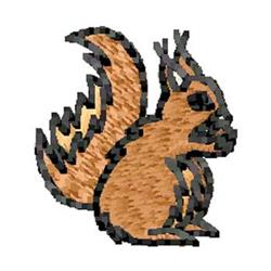 squirrel quick stitch machine embroidery - Squirrel perfect for patchwork quilt blocks