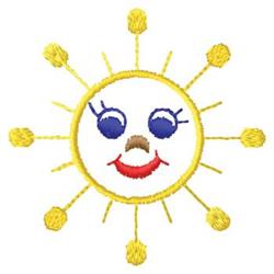 quick stitch summer sunflower machine embroidery pattern - Sun for reusable tote bags
