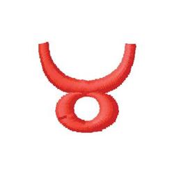 tauru quick stitch machine embroidery - Taurus perfect for Astrology Wall Art