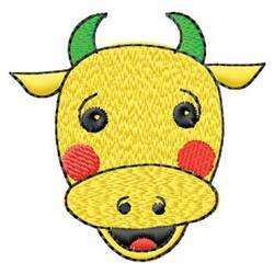 Taurus - 4x4 tauru beginner-friendly machine embroidery design for cute baby onesies