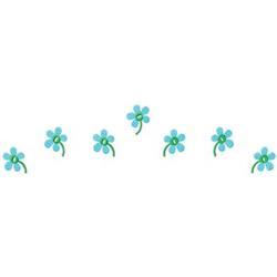 leaf beginner-friendly machine embroidery - Tiny Flowers perfect for kitchen tea towels