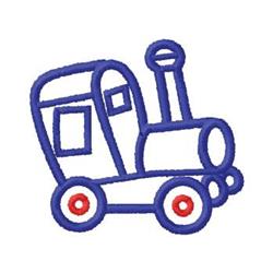train beginner-friendly machine digital embroidery - Train perfect for Nursery Decor