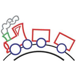 train beginner-friendly machine embroidery - Train perfect for reusable tote bags