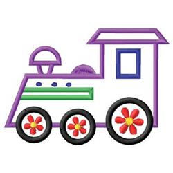 train beginner-friendly machine embroidery - Train perfect for patchwork quilt blocks