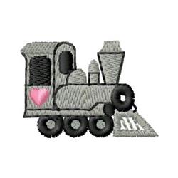 Train - 4x4 train quick stitch machine embroidery design perfect for reusable tote bags