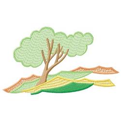 beginner-friendly tree machine embroidery pattern - Tree perfect for reusable tote bags