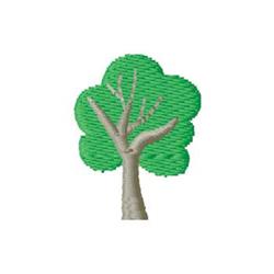 tree quick stitch machine digital embroidery - Tree perfect for reusable tote bags