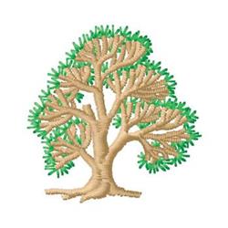 beginner-friendly tree machine embroidery pattern - Tree perfect for reusable tote bags