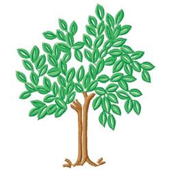 Tree - 5x7 tree beginner-friendly machine embroidery design for outdoor garden flags