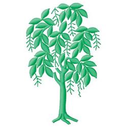 Tree - 5x7 tree beginner-friendly machine embroidery design for Baby Blankets
